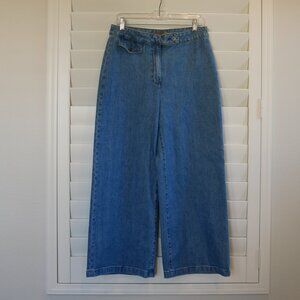 J. Crew Point Sur Wide Leg Cropped Jean